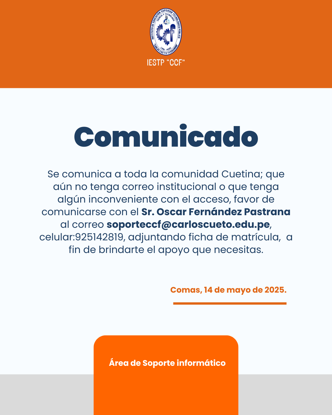 Inicio de clases 2025-I
